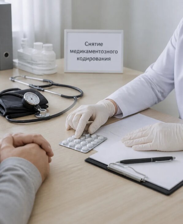 Снятие медикаментозного кодирования в Раменском от 5070 р. | Медзона
